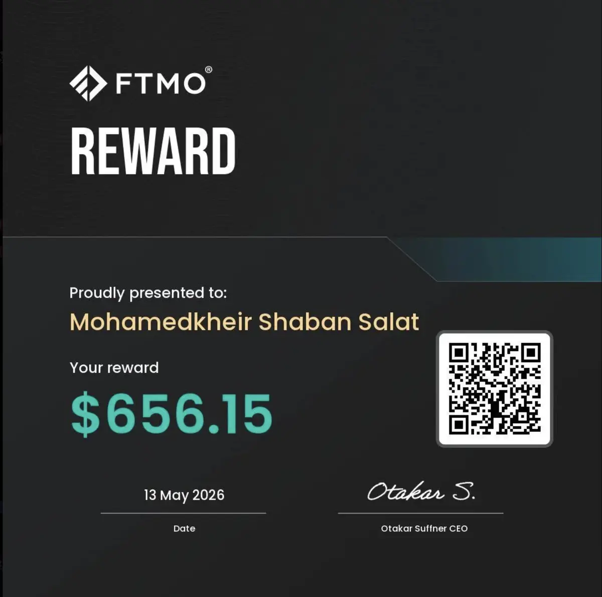 Trading Certificate 1