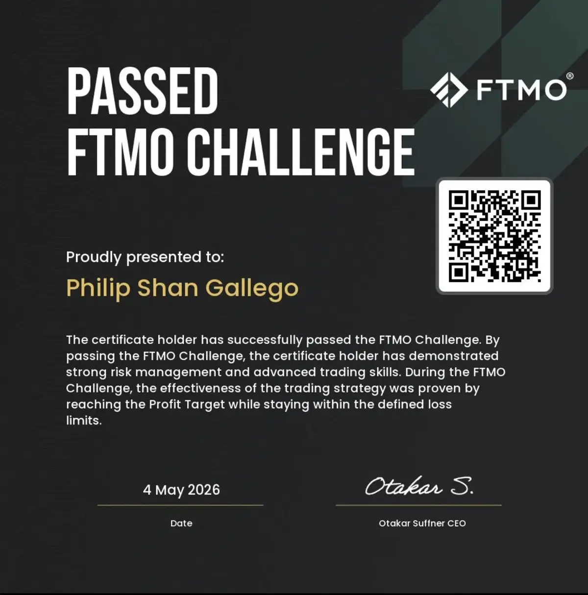 Trading Certificate 6